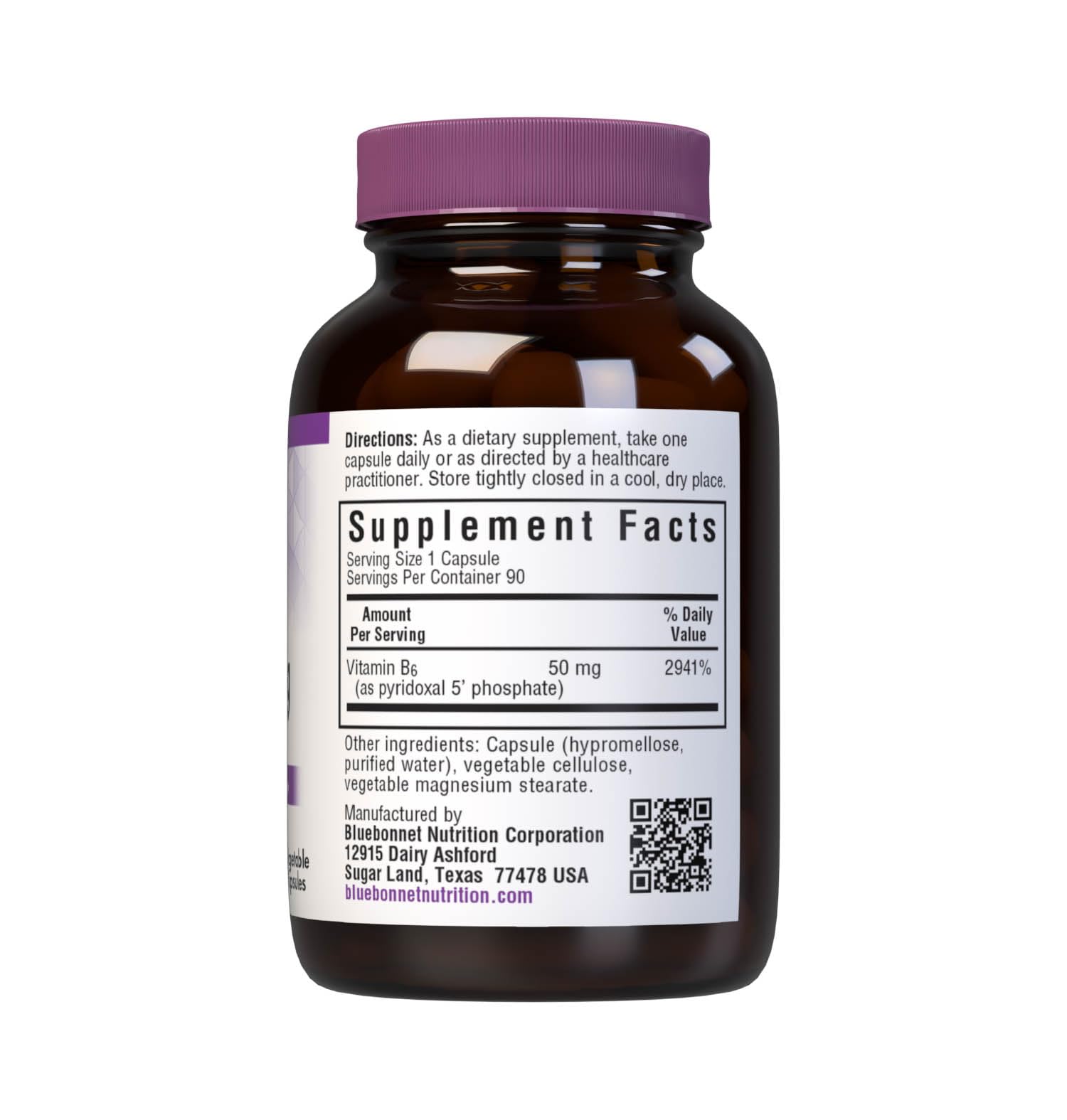 Foto 2 | Suplemento Bluebonnet Nutrition Cellularactive P-5-p 50 Mg - Venta Internacional.