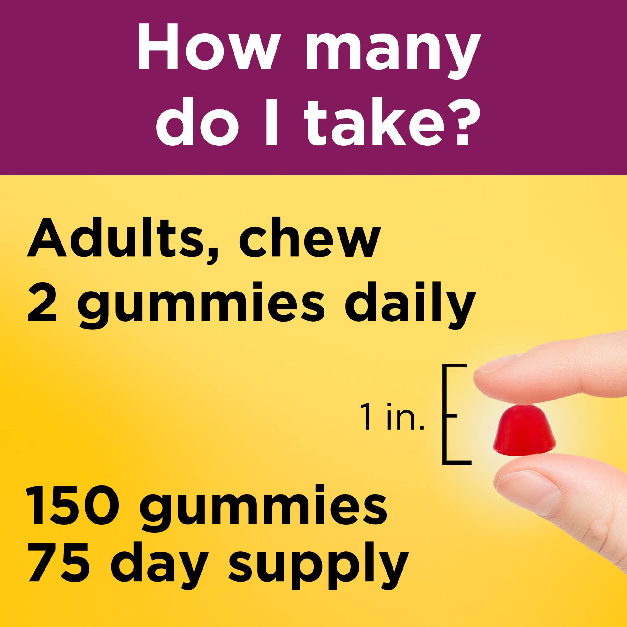 Foto 4 | Multivitamínico Nature Made For Her, 150 Gomitas, Suministro Para 75 Días - Venta Internacional.