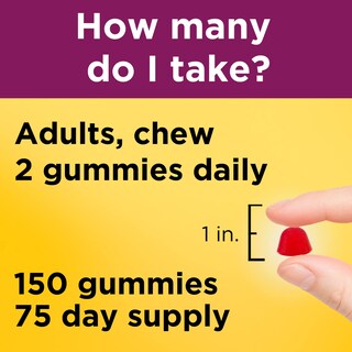 Foto 4 | Multivitamínico Nature Made For Her, 150 Gomitas, Suministro Para 75 Días - Venta Internacional.