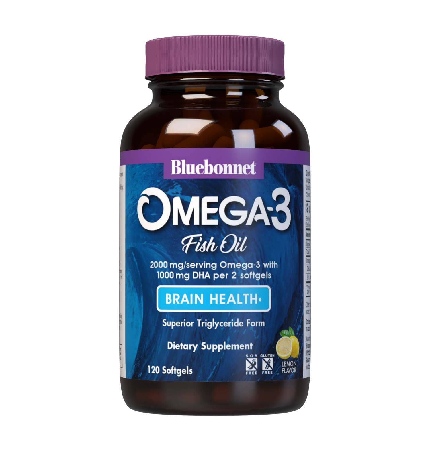 Foto 1 | Suplemento Bluebonnet Nutrition Omega-3 Brain 120 Cápsulas Blandas - Venta Internacional.