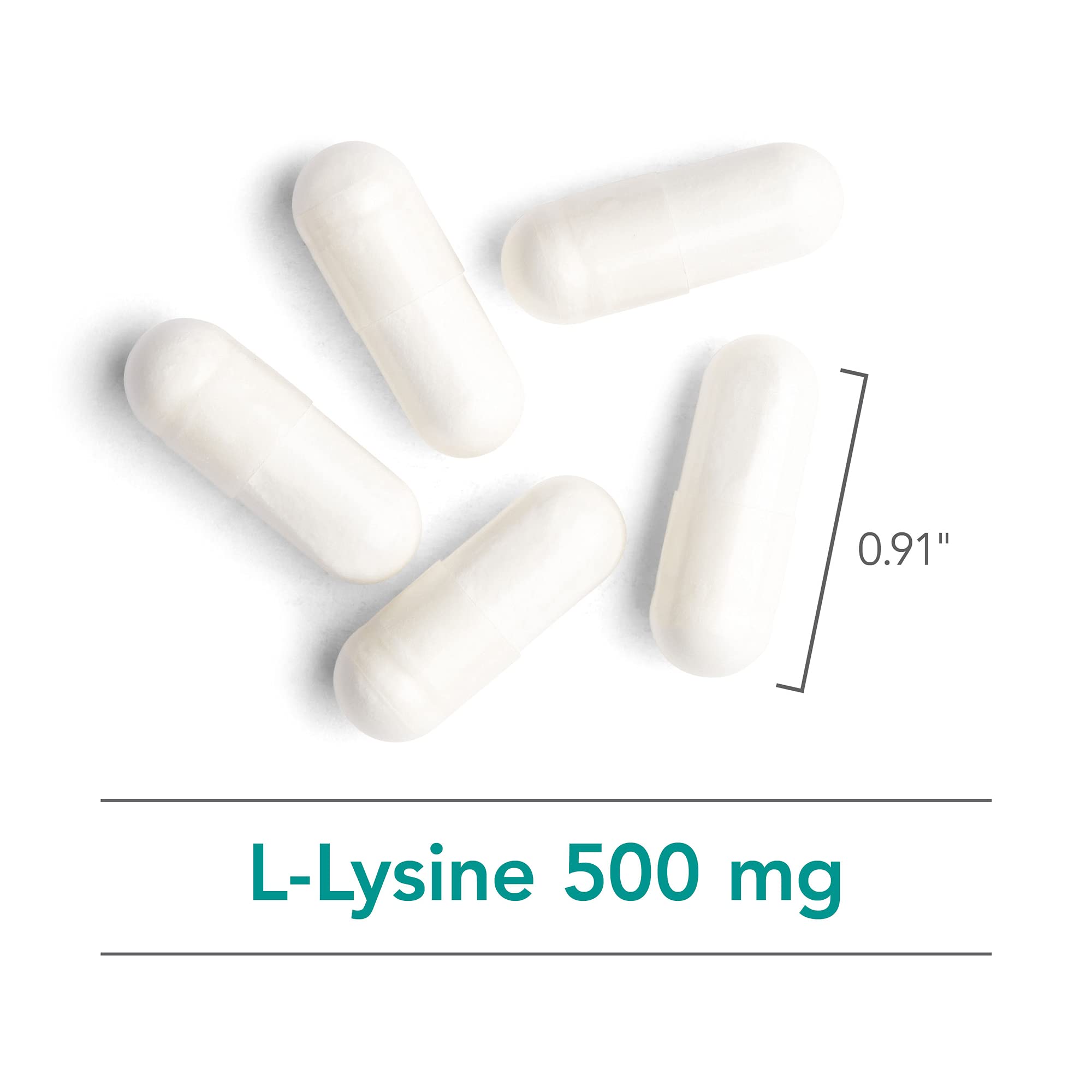 Foto 6 pulgar | Suplemento Nutricology L-lisina 500 Mg 100 Cápsulas - Venta Internacional.