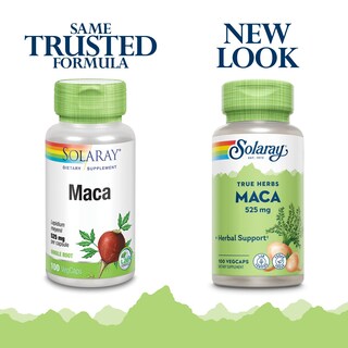 Foto 2 | Suplemento Solaray Maca 525 Mg 100 Cápsulas - Venta Internacional.