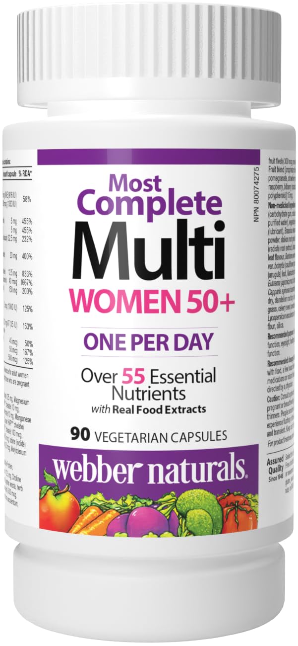 Foto 2 pulgar | Suplemento Webber Naturals El Multi Más Completo Para Mujeres Mayores De 50 Años - Venta Internacional.