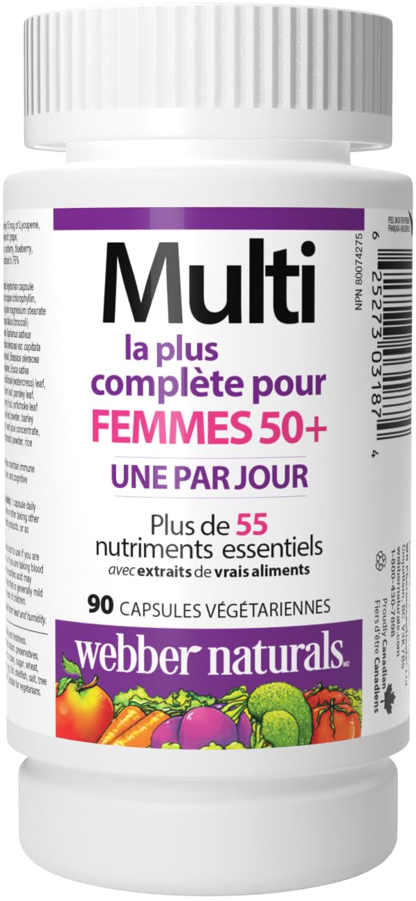 Foto 3 pulgar | Suplemento Webber Naturals El Multi Más Completo Para Mujeres Mayores De 50 Años - Venta Internacional.