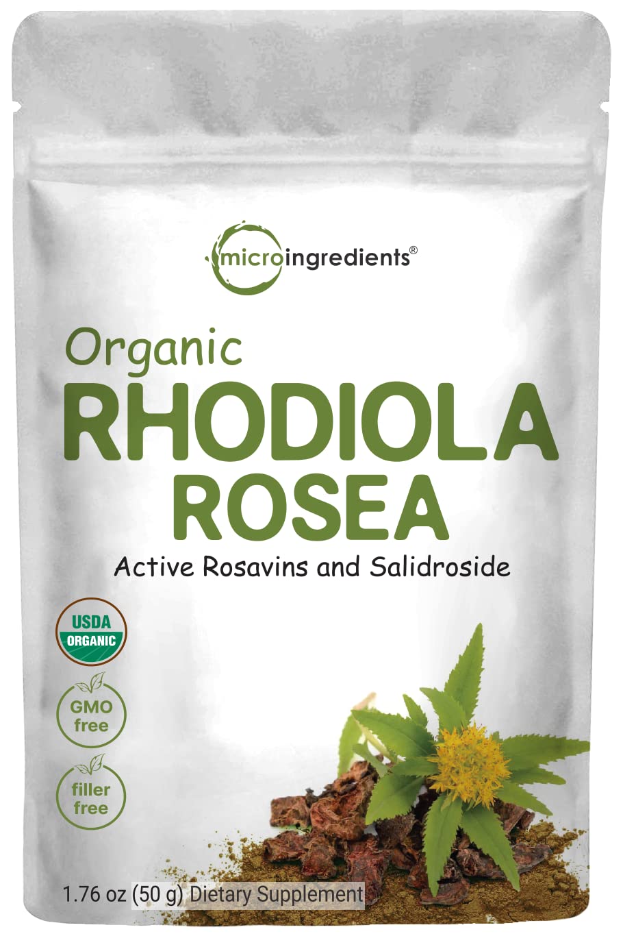 Foto 1 | Suplemento Con Microingredientes: Extracto De Raíz De Rhodiola Rosea, 50 G - Venta Internacional.
