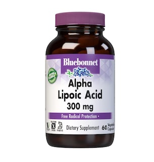 Foto 1 | Suplemento De Ácido Alfa Lipoico Bluebonnet 300 Mg 60 Cápsulas - Venta Internacional.