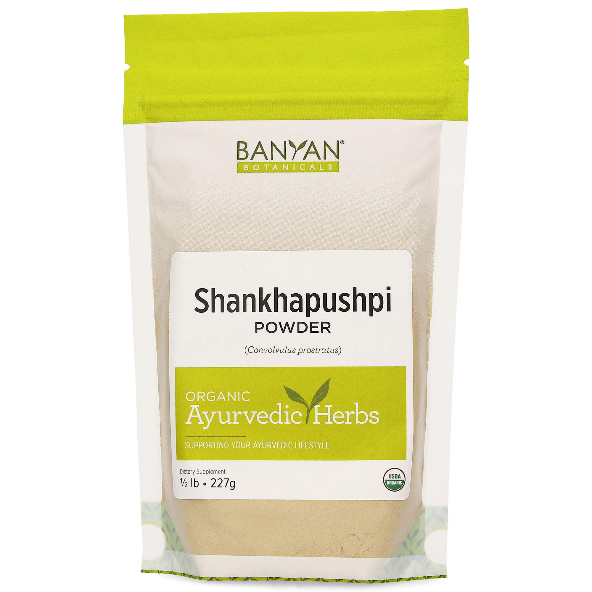 Foto 2 pulgar | Suplemento En Polvo Orgánico De Shankhapushpi De Banyan Botanicals 227 G - Venta Internacional.