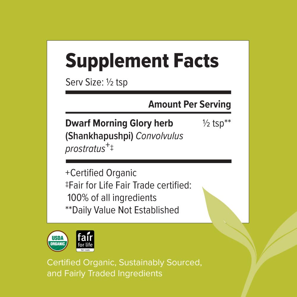 Foto 4 pulgar | Suplemento En Polvo Orgánico De Shankhapushpi De Banyan Botanicals 227 G - Venta Internacional.