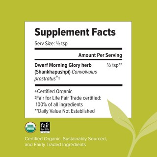 Foto 3 | Suplemento En Polvo Orgánico De Shankhapushpi De Banyan Botanicals 227 G - Venta Internacional.