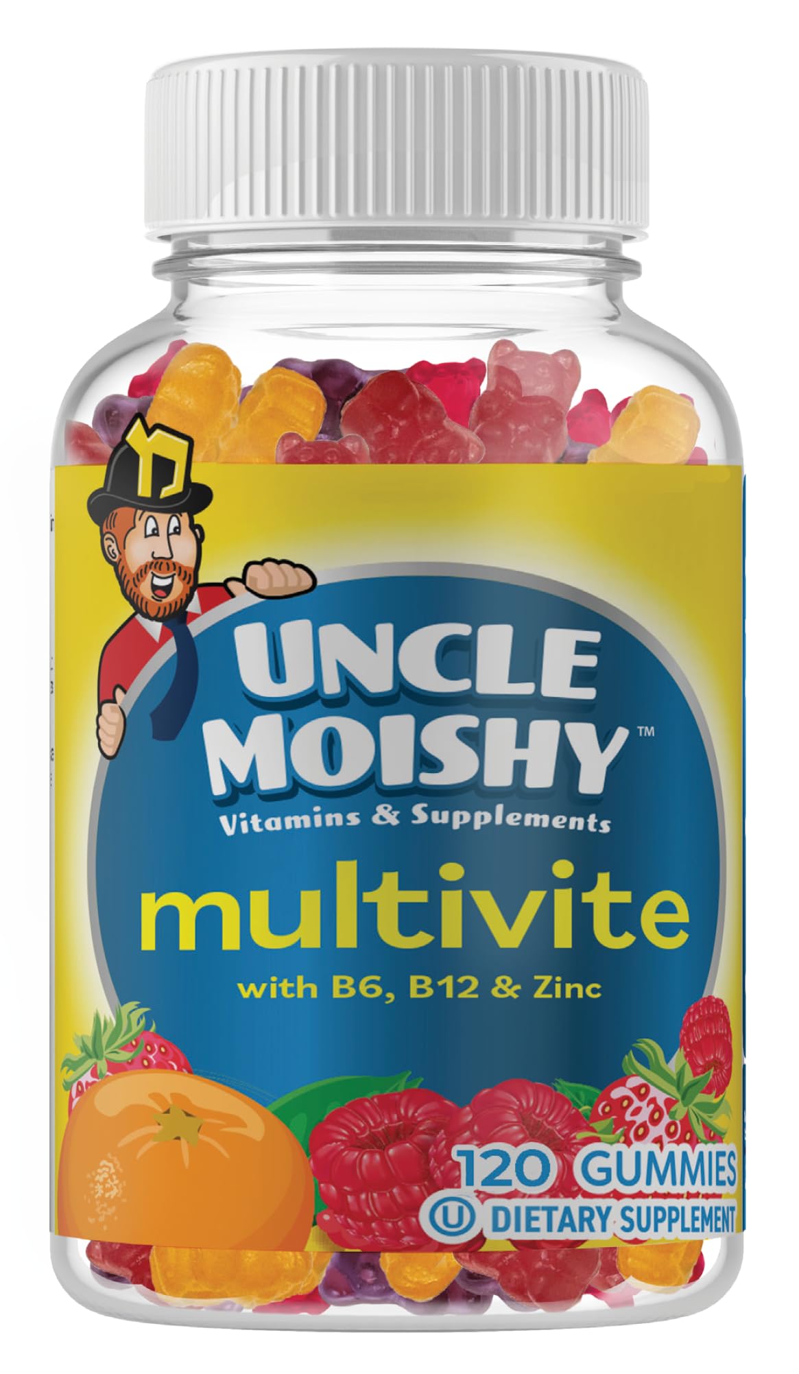 Foto 2 pulgar | Suplemento Uncle Moishy Children's Multivitamin Jellies 120 - Venta Internacional.