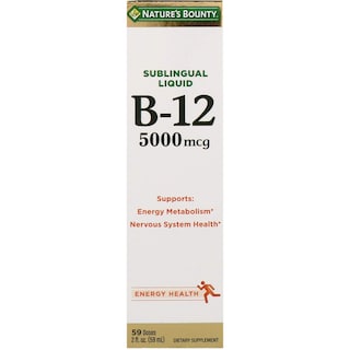Foto 1 | Suplemento Nature's Bounty Super Strength B-12 5000 Mcg 60 Ml - Venta Internacional.