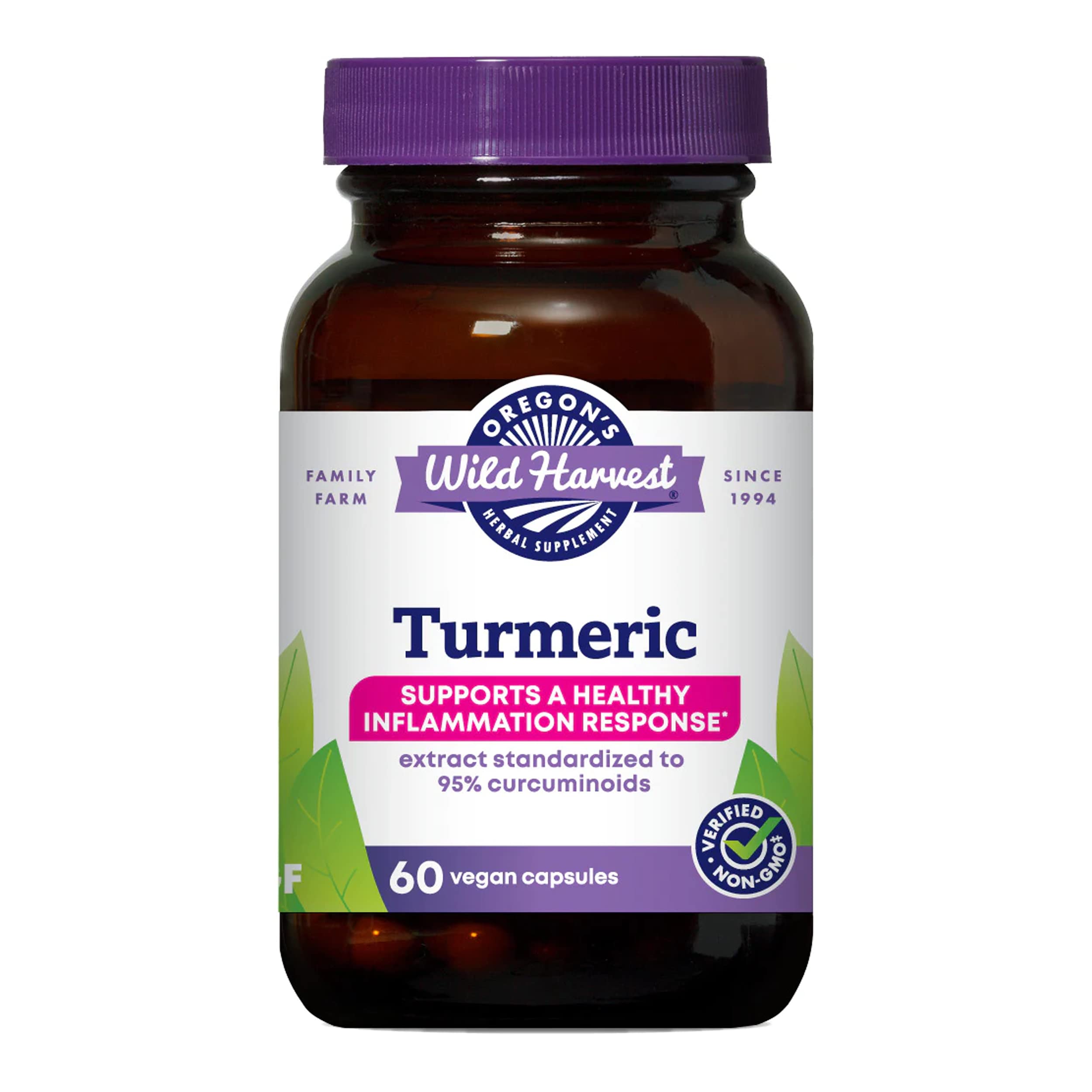 Foto 1 | Complemente 1350 Mg De Curcumina De Cúrcuma Wild Harvest De Oregón - Venta Internacional.