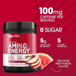 Foto 2 | Suplemento Optimum Nutrition Amino Energy Fruit Fusion 65 Porciones - Venta Internacional.
