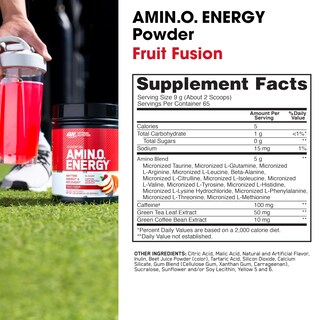 Foto 3 | Suplemento Optimum Nutrition Amino Energy Fruit Fusion 65 Porciones - Venta Internacional.