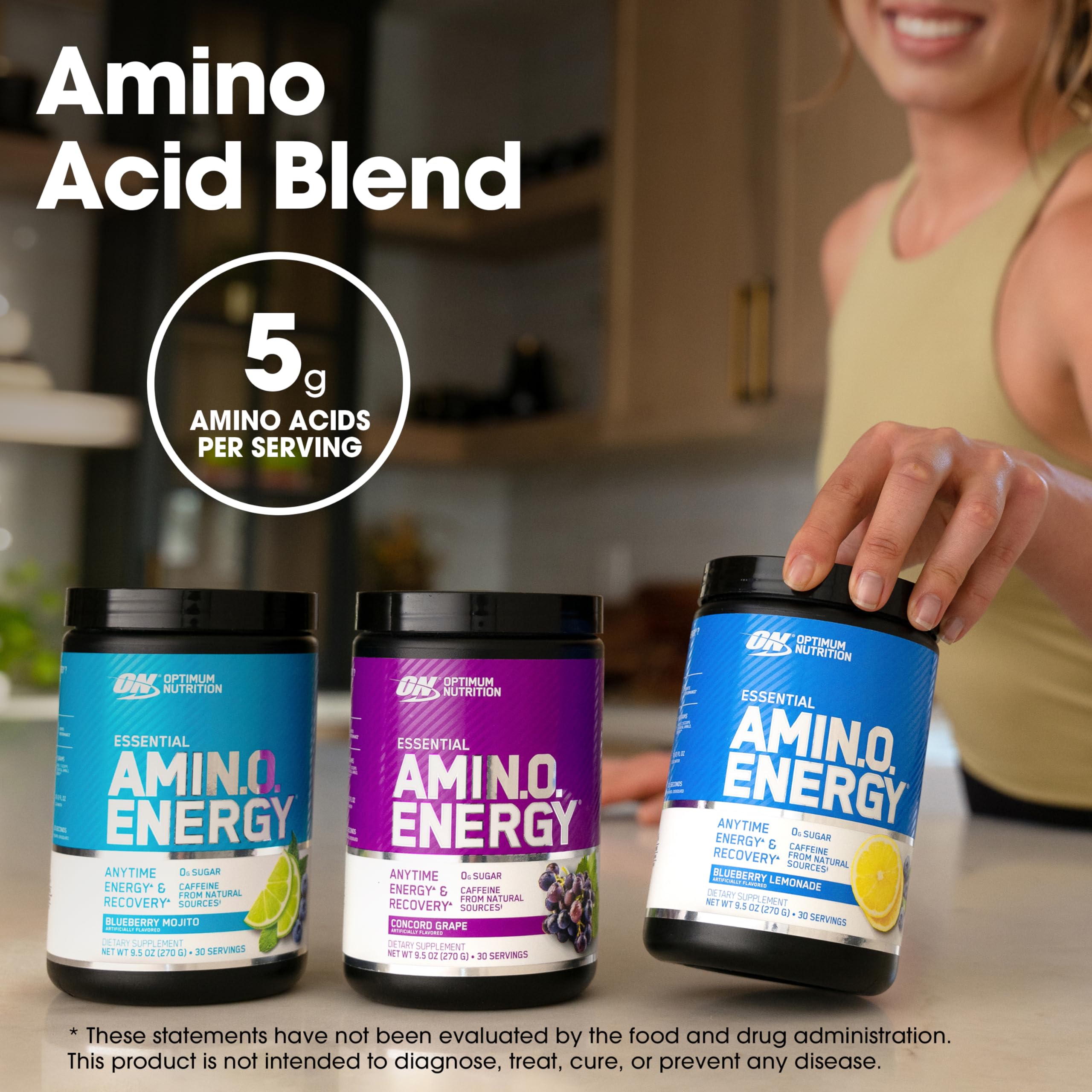 Foto 5 | Suplemento Optimum Nutrition Amino Energy Fruit Fusion 65 Porciones - Venta Internacional.