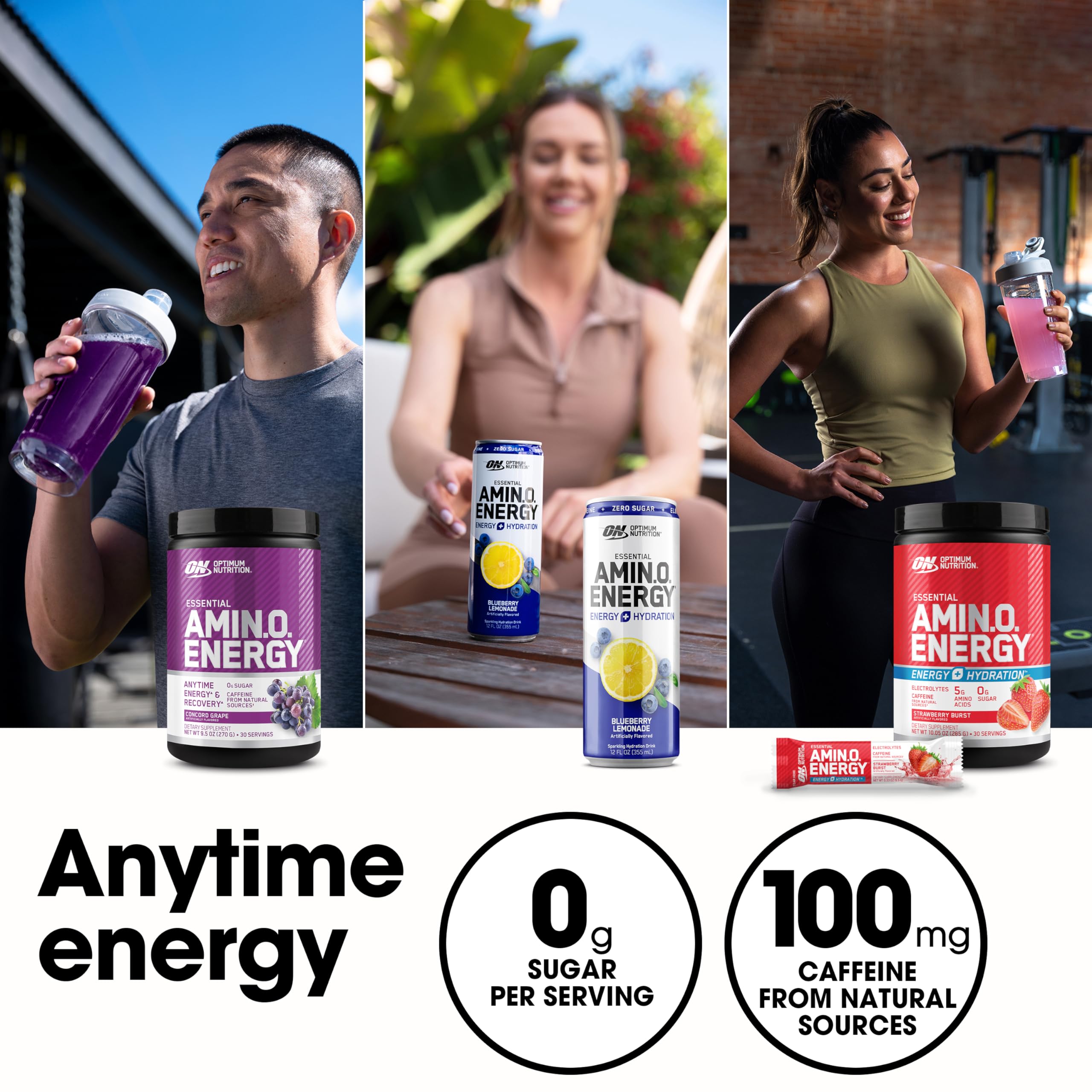 Foto 8 pulgar | Suplemento Optimum Nutrition Amino Energy Fruit Fusion 65 Porciones - Venta Internacional.