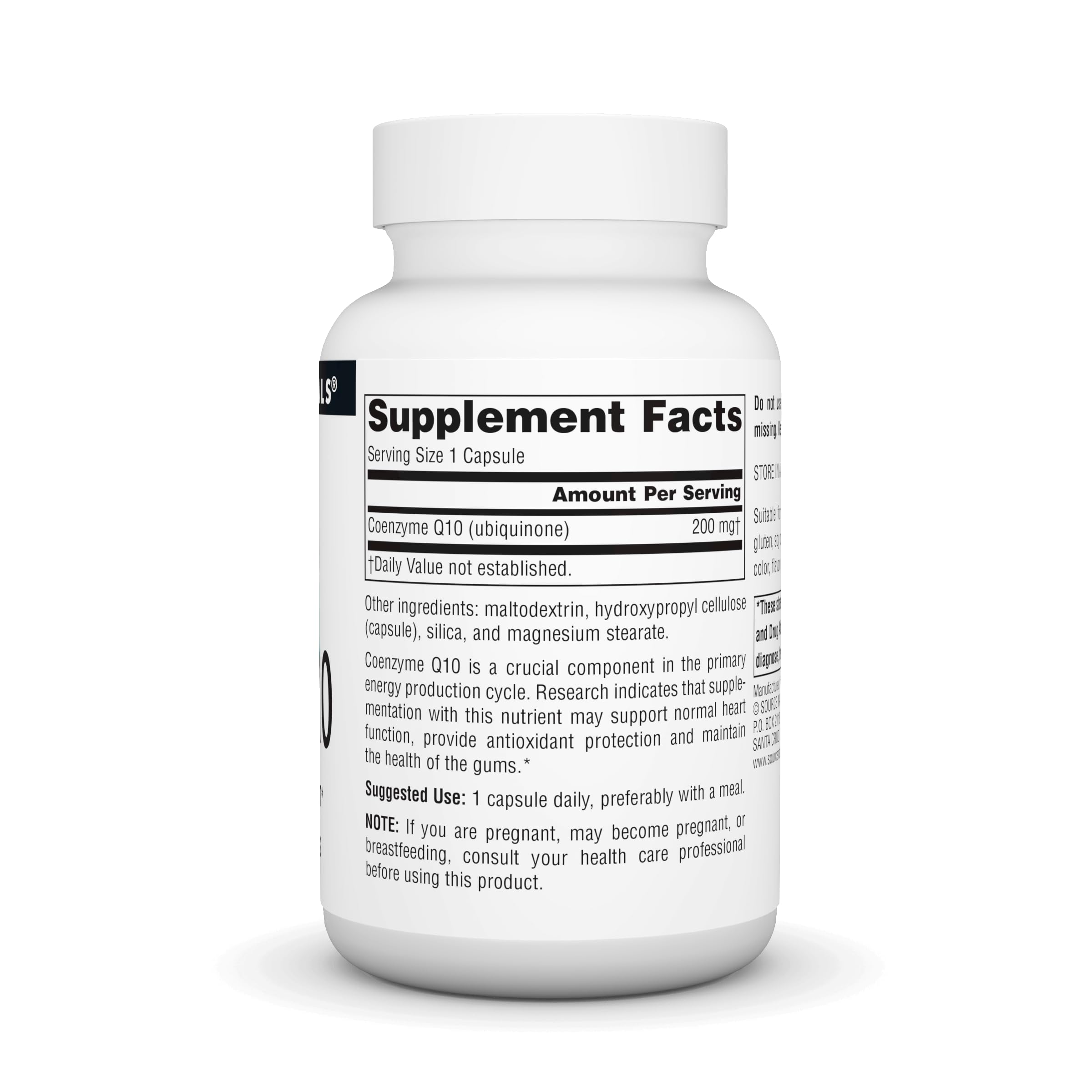 Foto 3 pulgar | Coenzima Q10 De Supplement Source Naturals, 200 Mg, 60 Cápsulas - Venta Internacional.