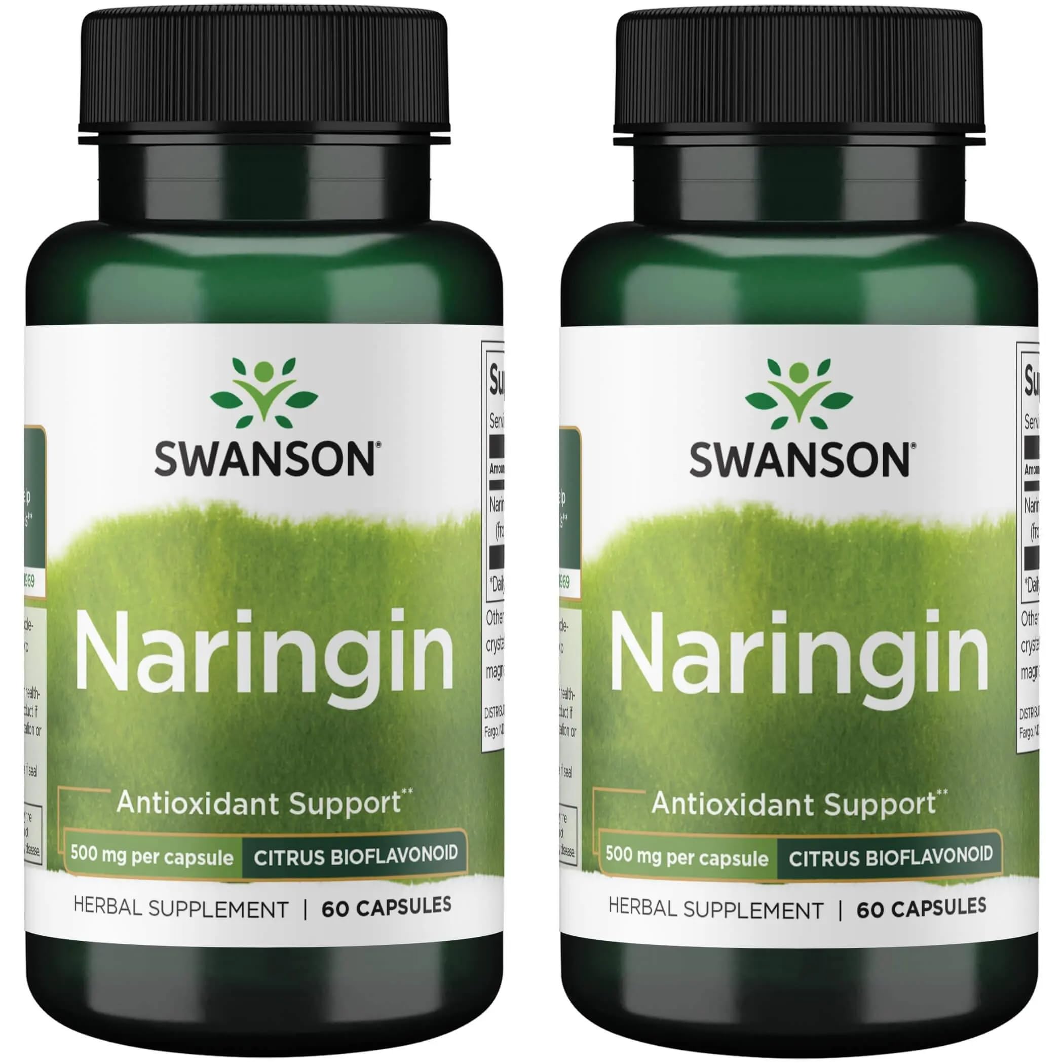 Foto 1 | Suplemento Swanson Naringin 500 Mg 60 Cápsulas (paquete De 2) - Venta Internacional.