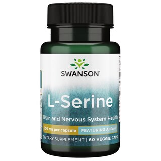 Foto 1 | Suplemento Swanson Ajipure L-serine 500 Mg 60 Cápsulas Vegetarianas - Venta Internacional.