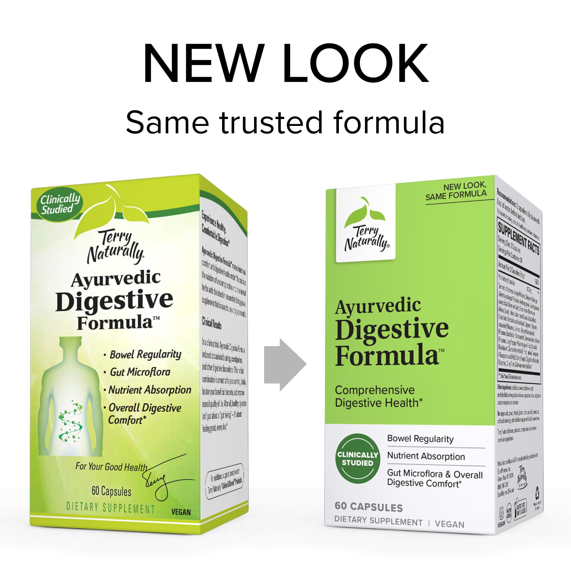 Foto 4 pulgar | Suplemento Terry Naturally Ayurvedic Digestive 60 Cápsulas - Venta Internacional.