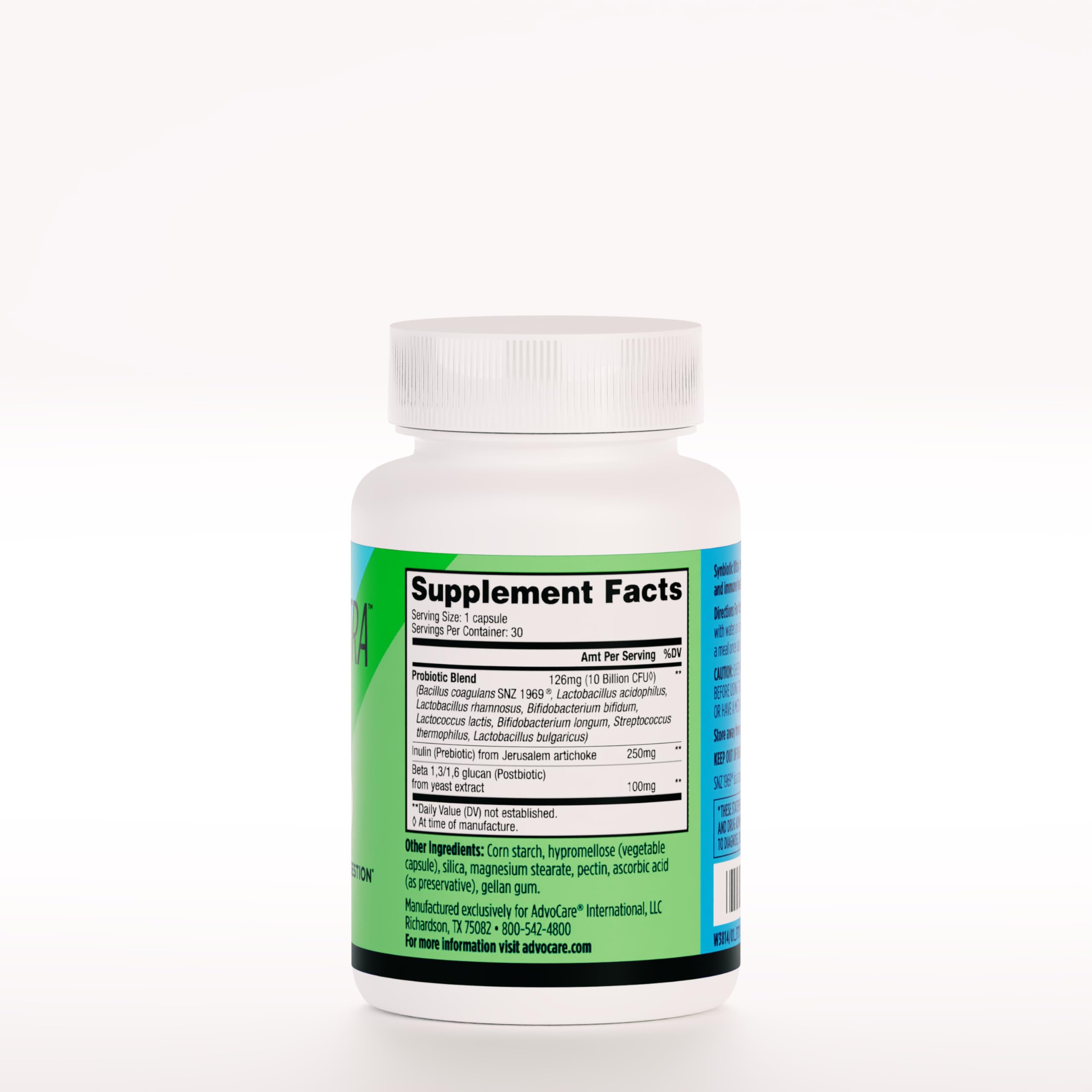 Foto 2 | Suplemento Advocare Symbiotic Ultra Digestive Gut Health 30 Cápsulas - Venta Internacional.
