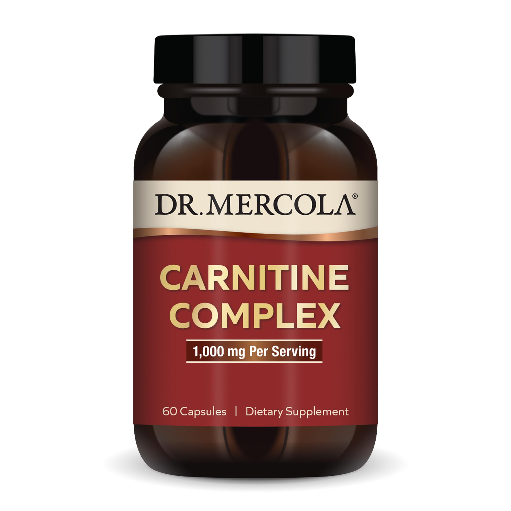 Foto 2 pulgar | Suplemento Dr. Mercola Carnitine Complex 60 Cápsulas - Venta Internacional.