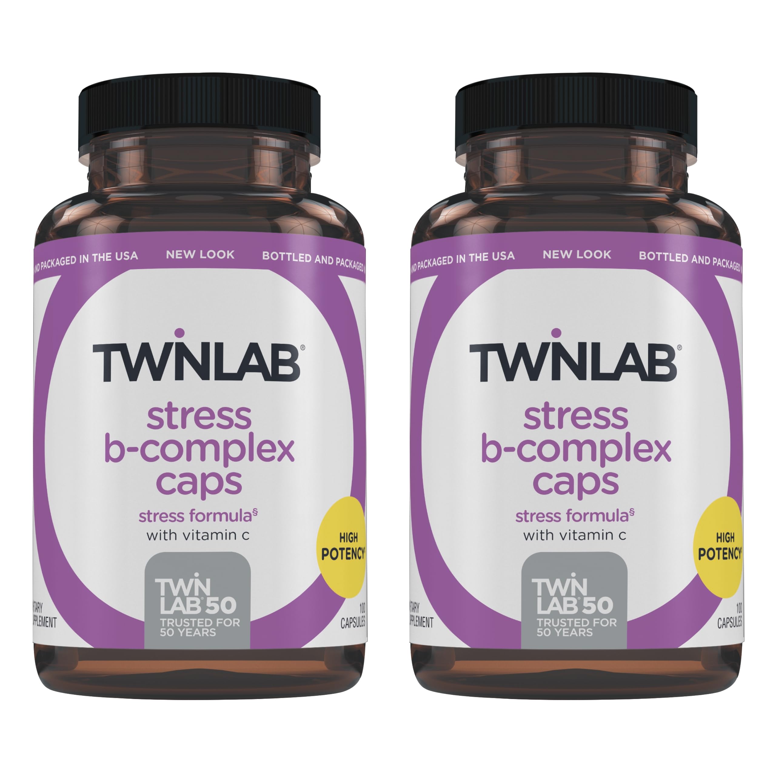 Foto 1 | Suplemento Twinlab Stress B-complex Y 1000 Mg De Vitamina C 100 Cápsulas - Venta Internacional.