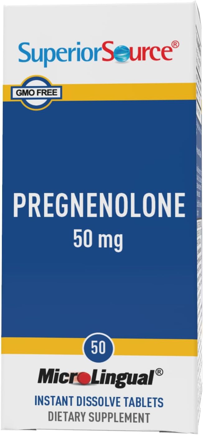 Foto 6 pulgar | Suplemento De Pregnenolona De 50 Mg De Fuente Superior, Tabletas X50 - Venta Internacional.