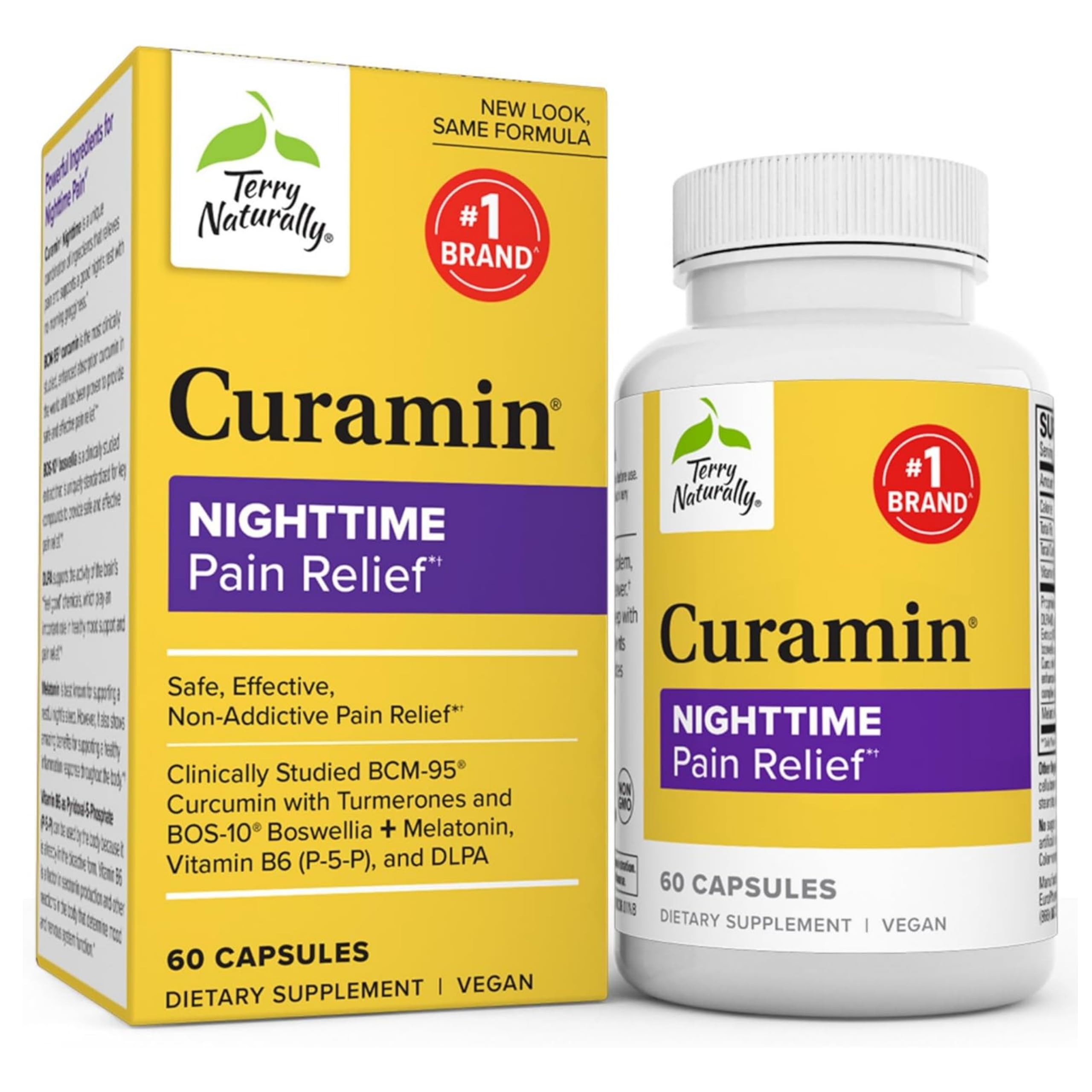 Foto 1 | Suplemento Terry Naturally Curamin Nighttime 60 Cápsulas - Venta Internacional.