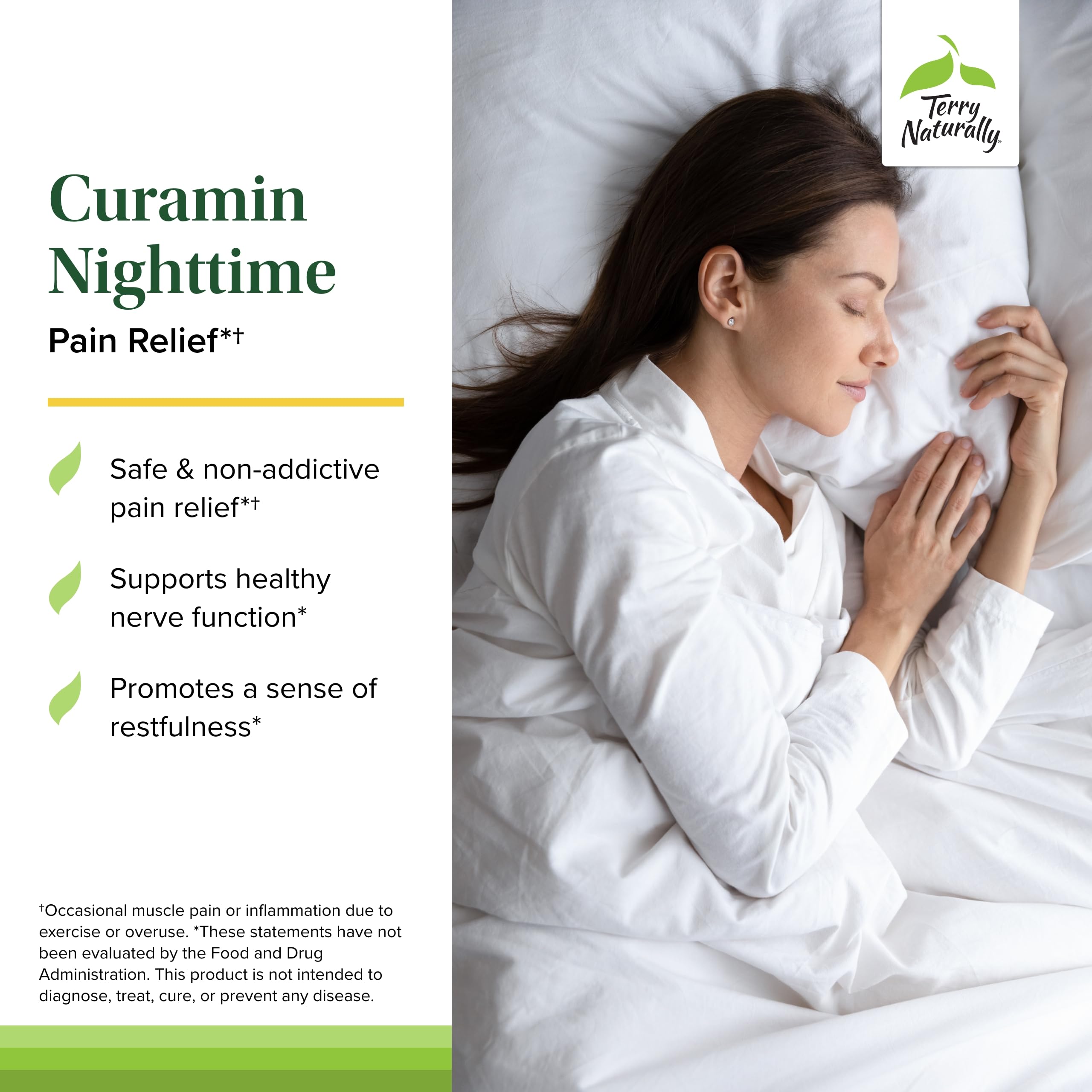 Foto 4 pulgar | Suplemento Terry Naturally Curamin Nighttime 60 Cápsulas - Venta Internacional.