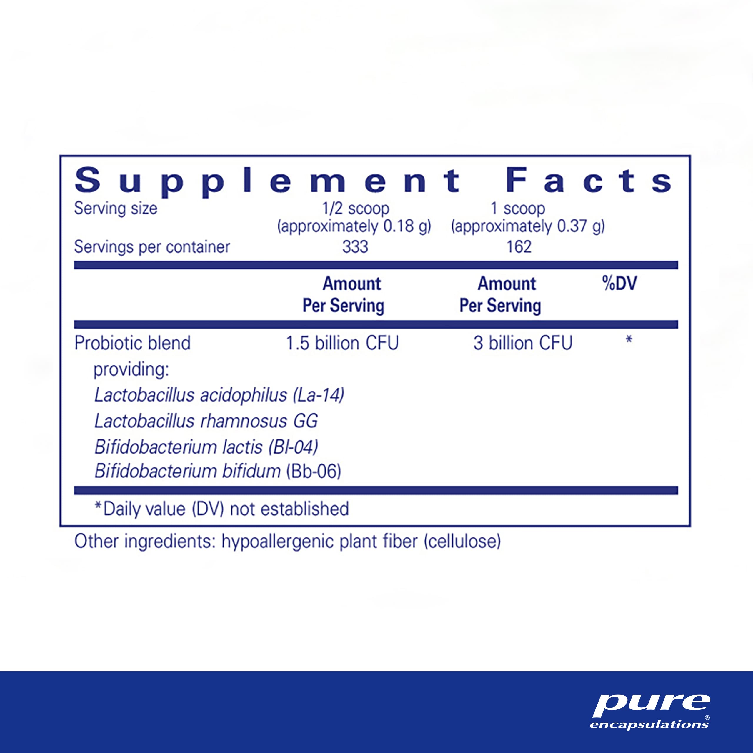 Foto 2 | Probiotic Pure Encapsulations Probiotic 123 Para Niños, 60 Ml - Venta Internacional.