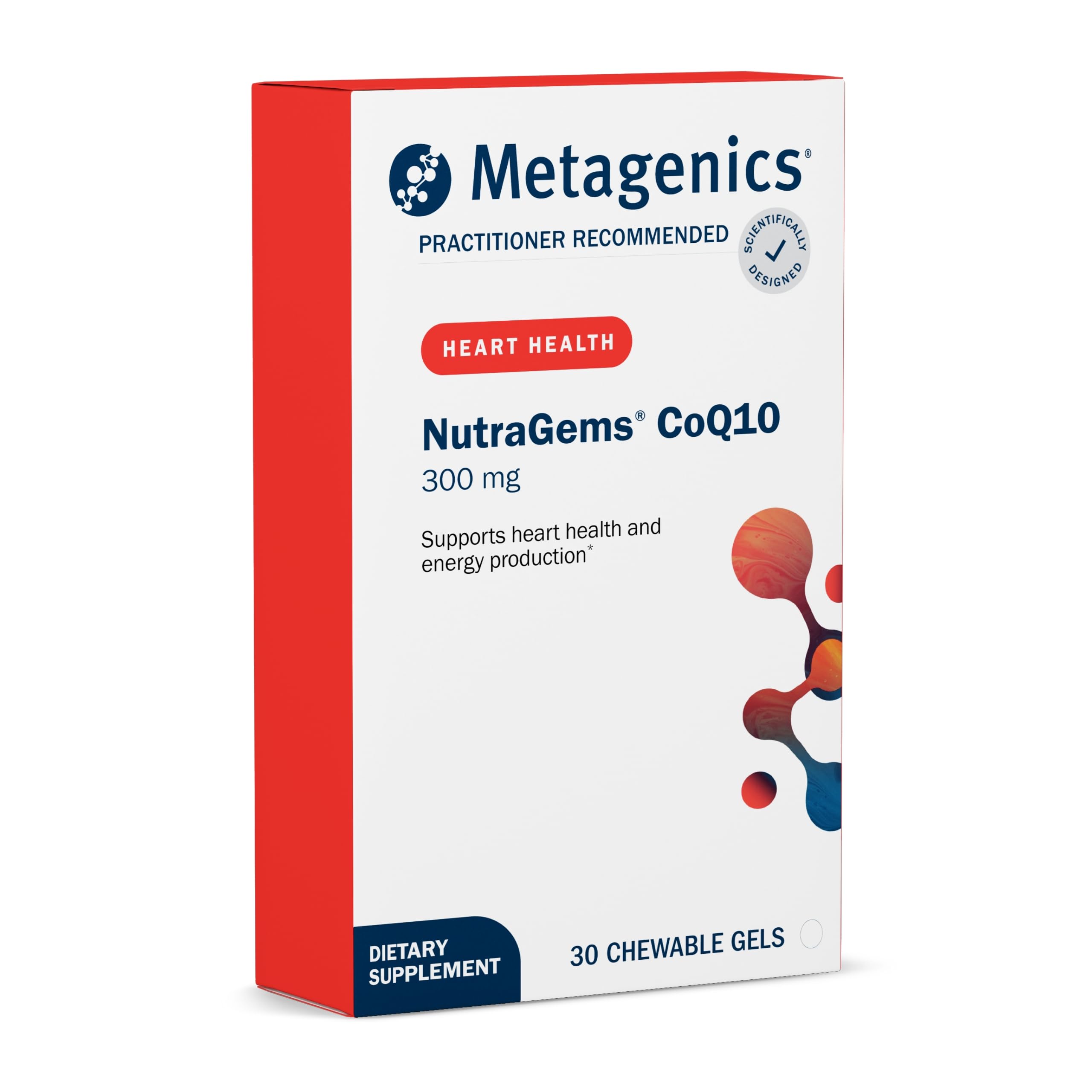 Foto 2 pulgar | Geles Masticables Supplement Metagenics Nutragems Coq10 De 300 Mg - Venta Internacional.