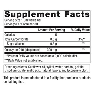 Foto 2 | Geles Masticables Supplement Metagenics Nutragems Coq10 De 300 Mg - Venta Internacional.