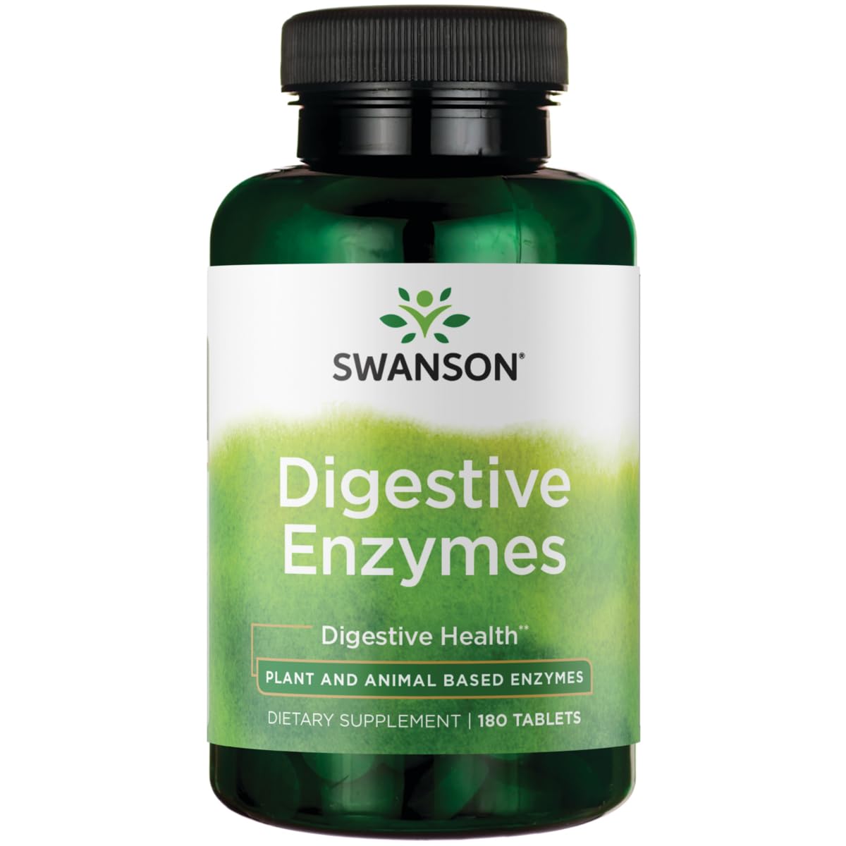 Foto 1 | Suplemento Swanson Digestive Enzymes 180 Comprimidos - Venta Internacional.