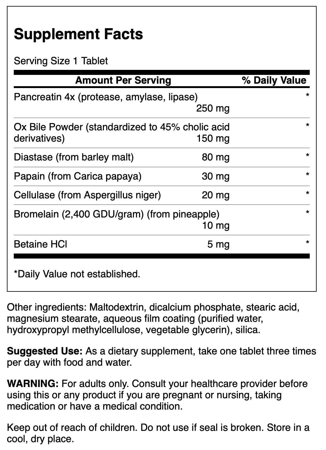 Foto 3 pulgar | Suplemento Swanson Digestive Enzymes 180 Comprimidos - Venta Internacional.