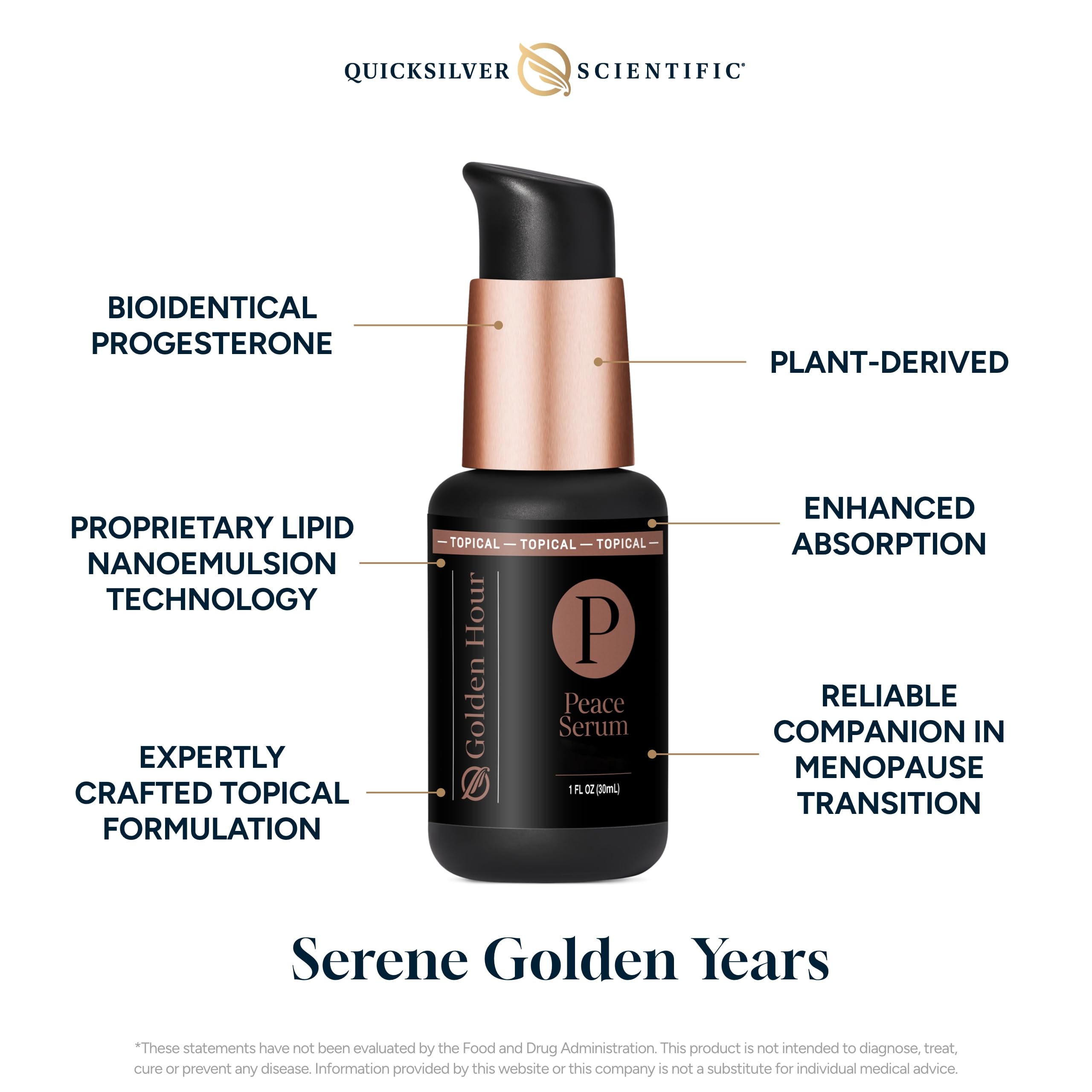Foto 4 pulgar | Sérum Quicksilver Scientific Peace De Progesterona 30 Ml - Venta Internacional.