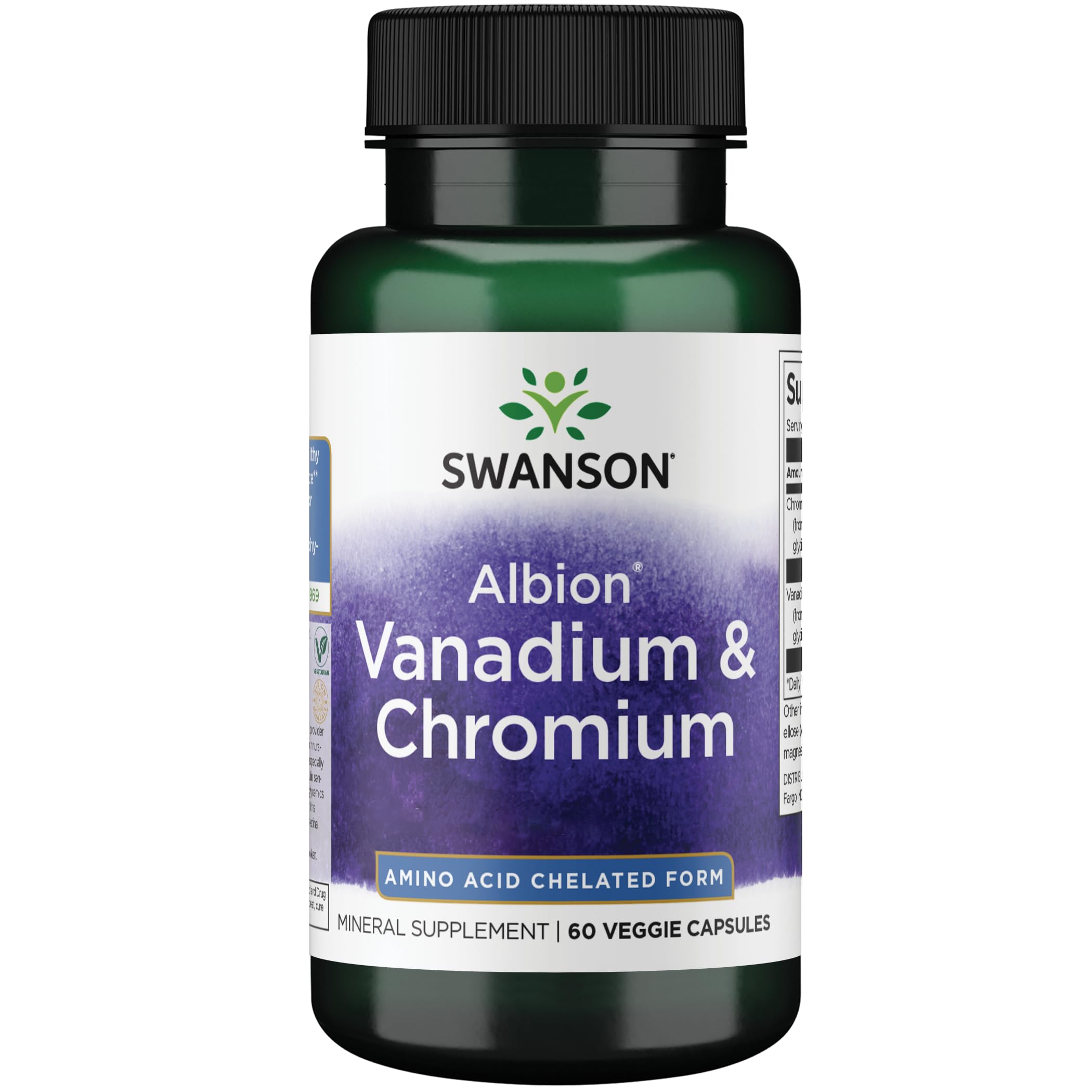 Foto 1 | Suplemento De Vanadio Y Cromo Quelatados Swanson Albion - Venta Internacional.
