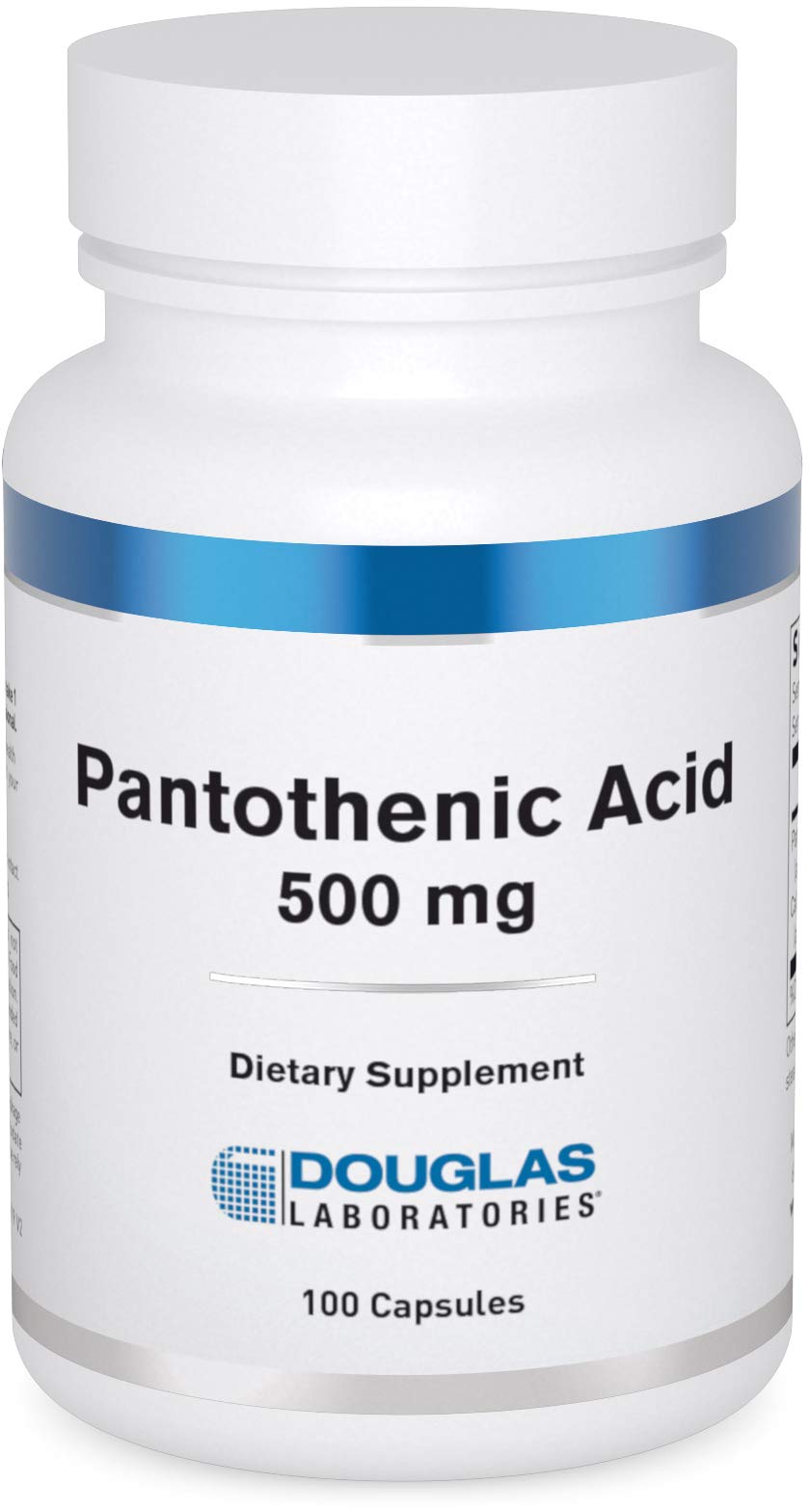 Foto 2 pulgar | Suplemento De Ácido Pantoténico De Douglas Laboratories 500 Mg 100 Cápsulas - Venta Internacional.