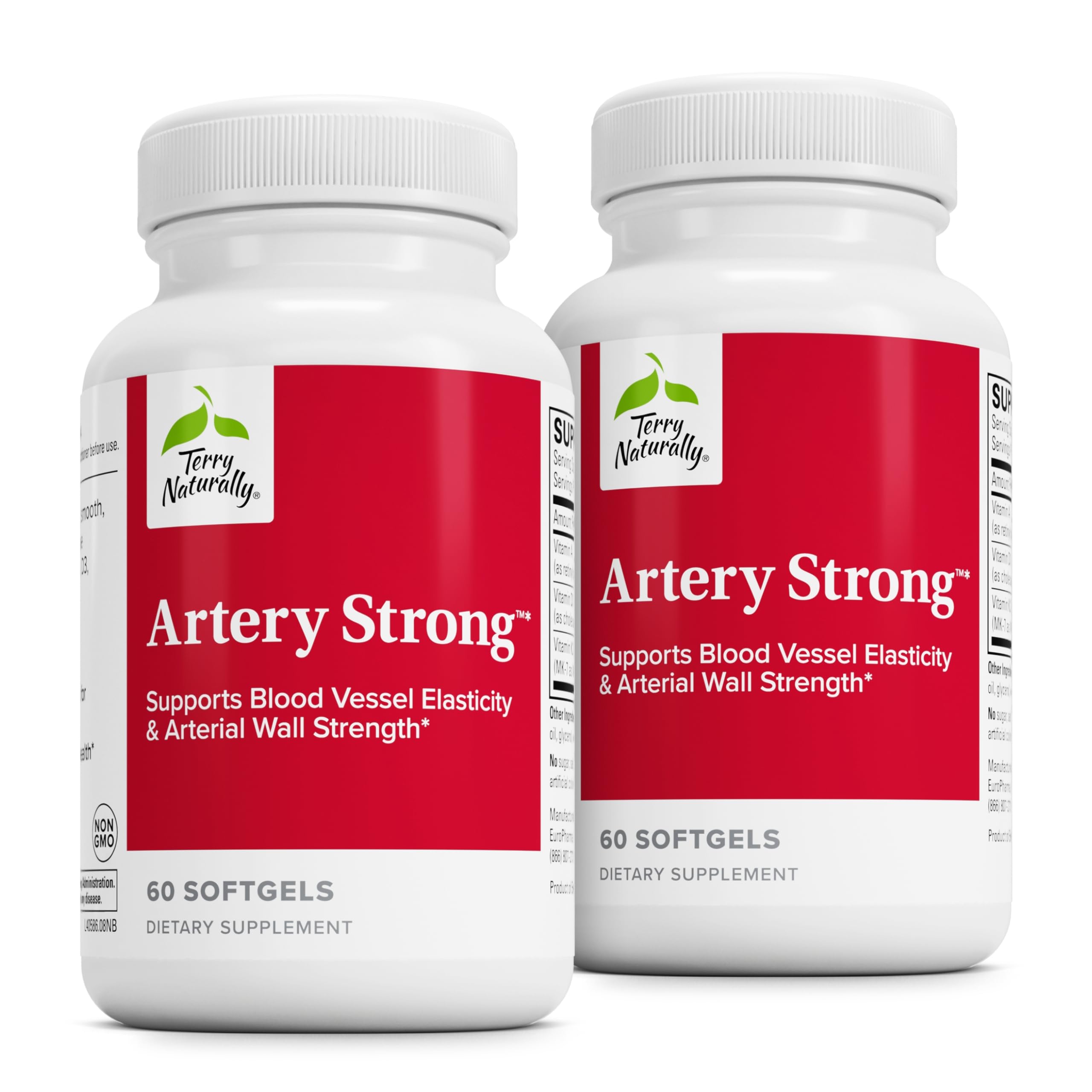 Foto 1 | Suplemento Terry Naturally Artery Strong 60 Cápsulas Blandas X 2 - Venta Internacional.