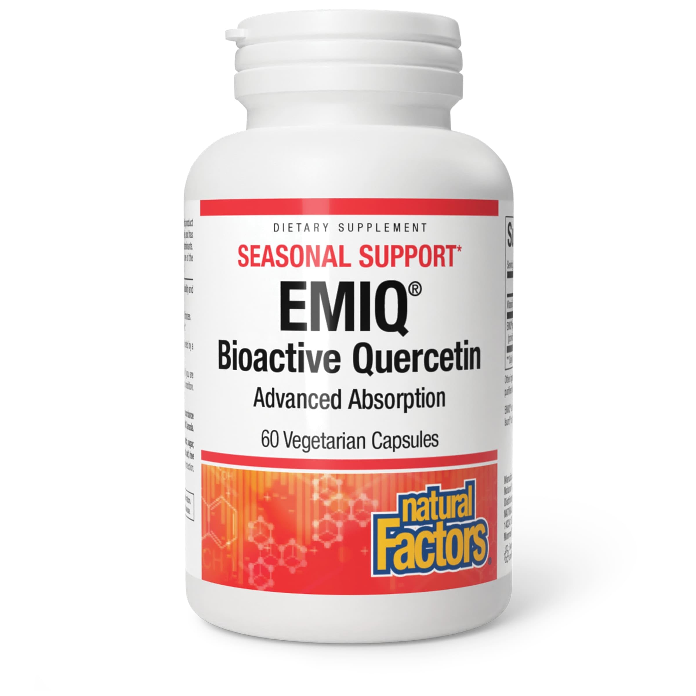 Foto 1 | Suplemento De Quercetina Bioactiva De Natural Factors Emiq 50 Mg - Venta Internacional.