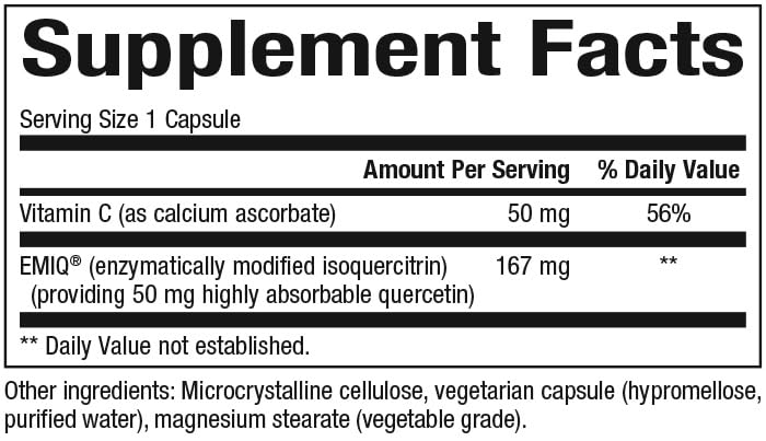 Foto 3 pulgar | Suplemento De Quercetina Bioactiva De Natural Factors Emiq 50 Mg - Venta Internacional.