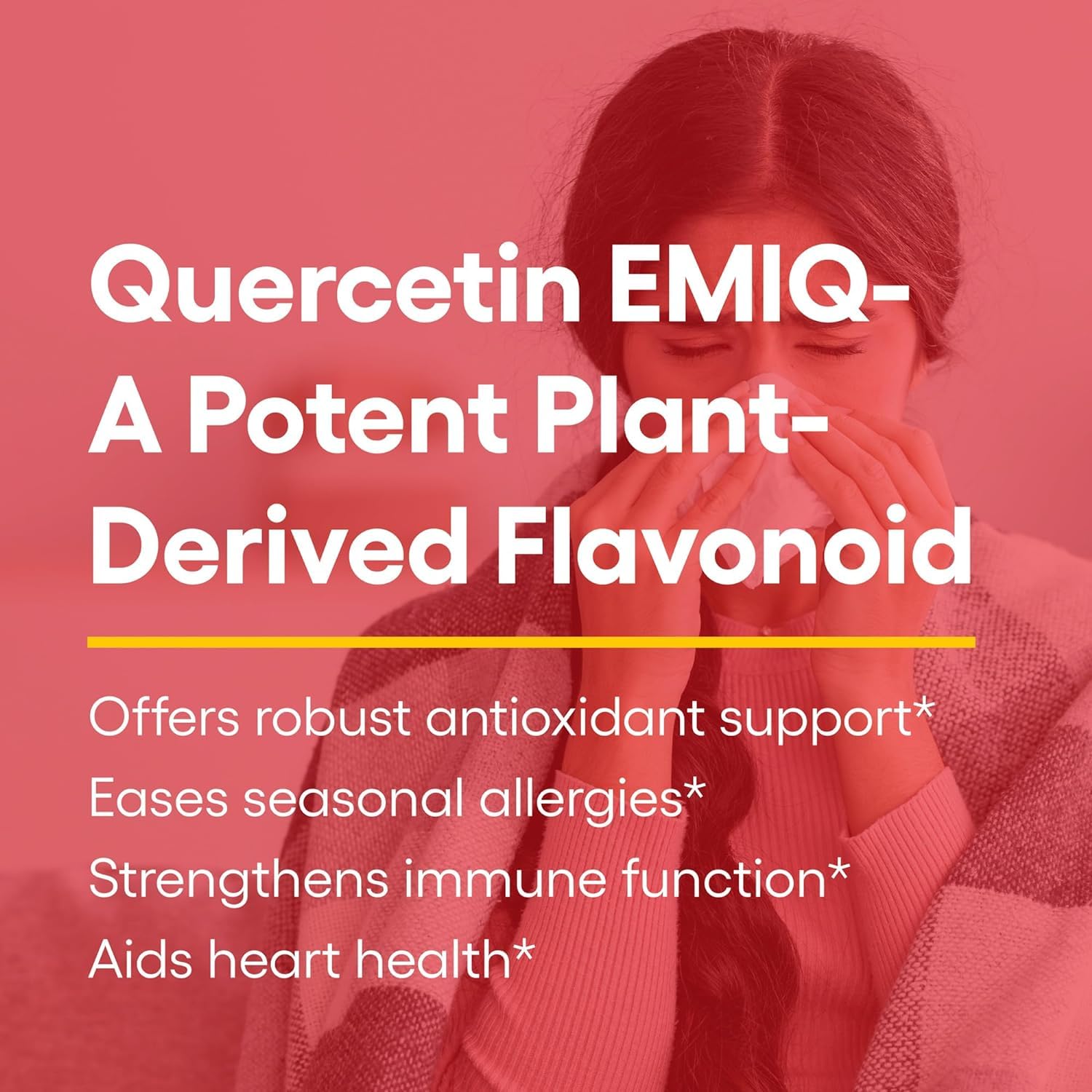 Foto 5 pulgar | Suplemento De Quercetina Bioactiva De Natural Factors Emiq 50 Mg - Venta Internacional.