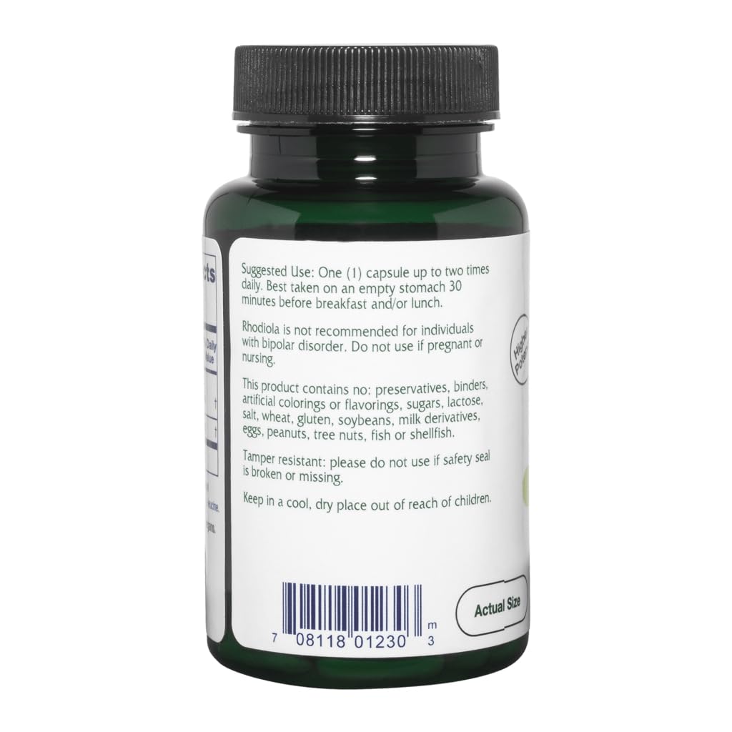 Foto 4 pulgar | Suplemento De Extracto De Raíz De Rhodiola Rosea De Vitanica 200 Mg 60 Cápsulas - Venta Internacional.