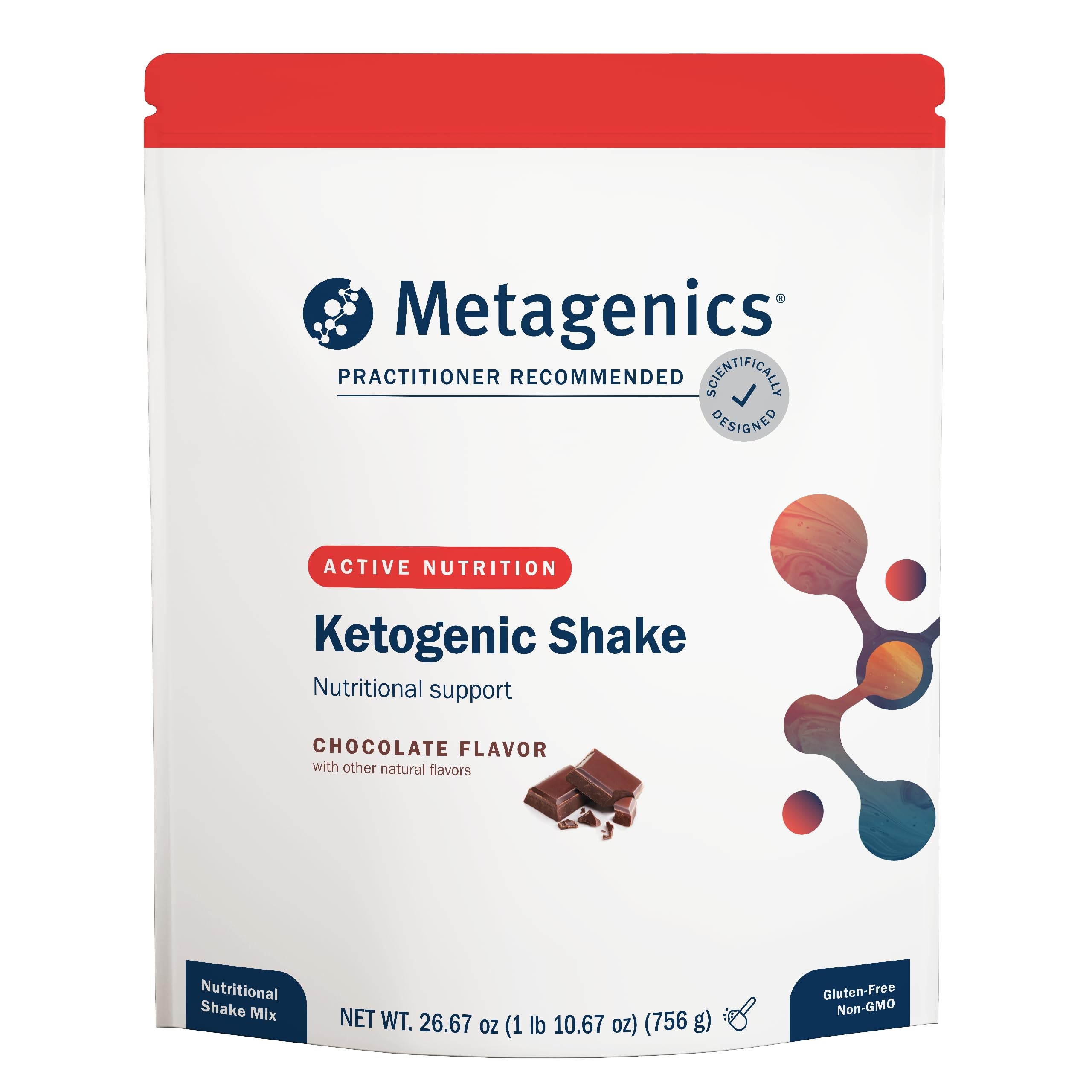 Foto 1 | Batido Cetogénico Metagenics, 25 Vitaminas Y Minerales, Chocolate - Venta Internacional.