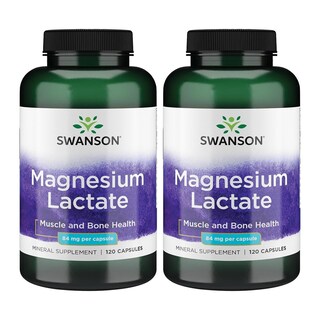 Foto 1 | Suplemento Mineral Swanson Magnesio Lactato 84 Mg 120 Cápsulas - Venta Internacional.