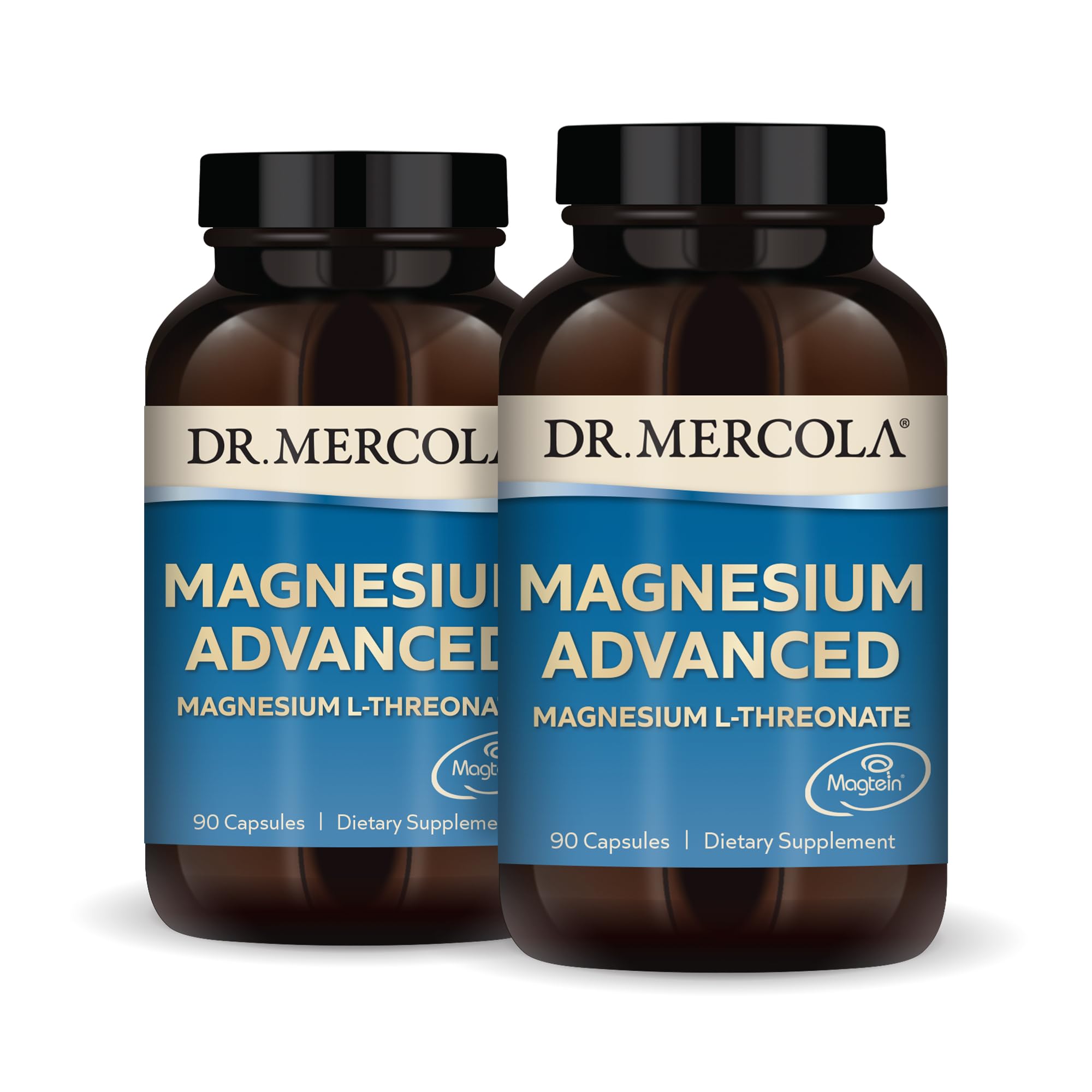 Foto 2 pulgar | Suplemento Dr. Mercola Magnesium Advanced, Paquete De 2, 90 Cápsulas - Venta Internacional.