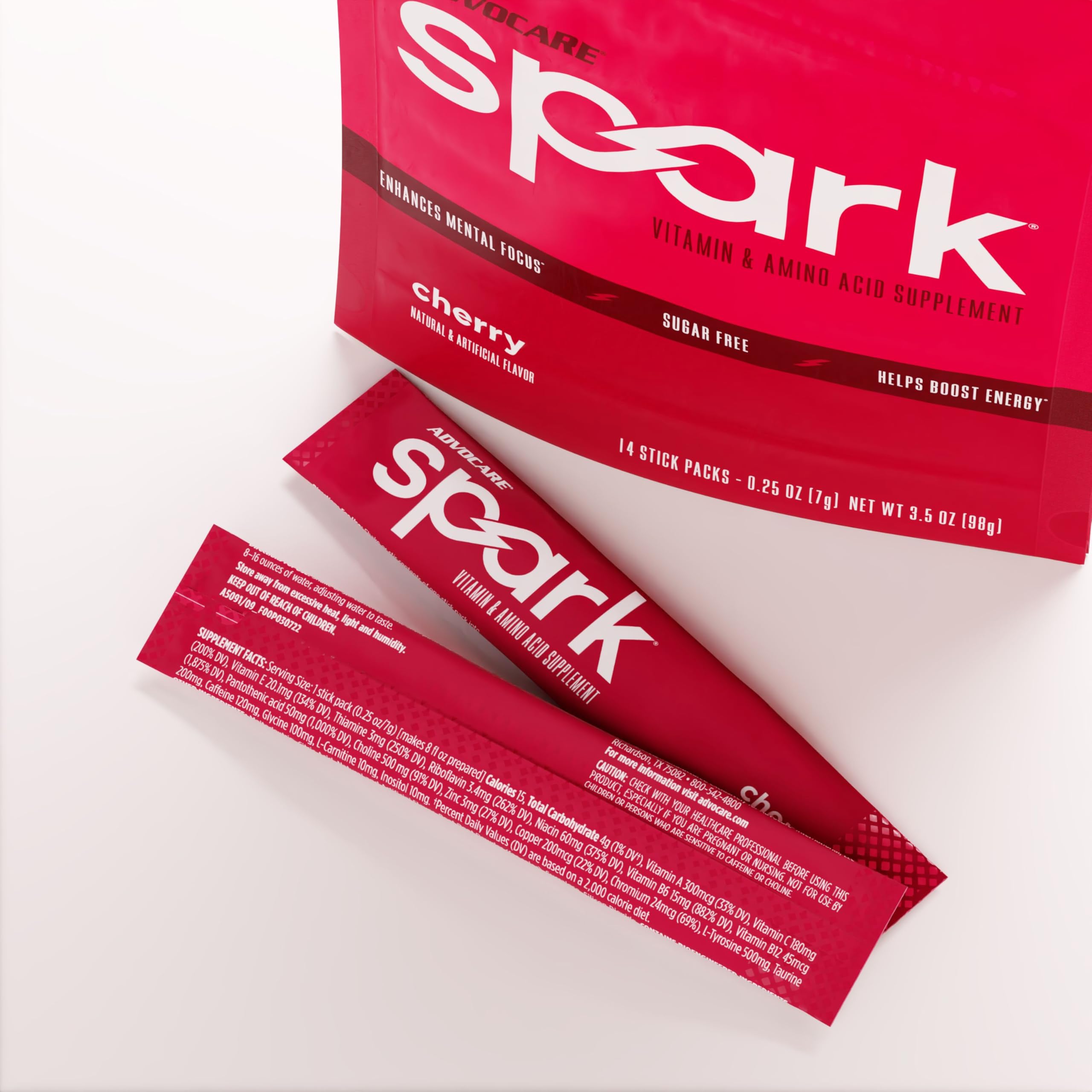 Foto 4 pulgar | Suplemento: Bebida Energética De Vitaminas Y Aminoácidos Advocare Spark - Venta Internacional.