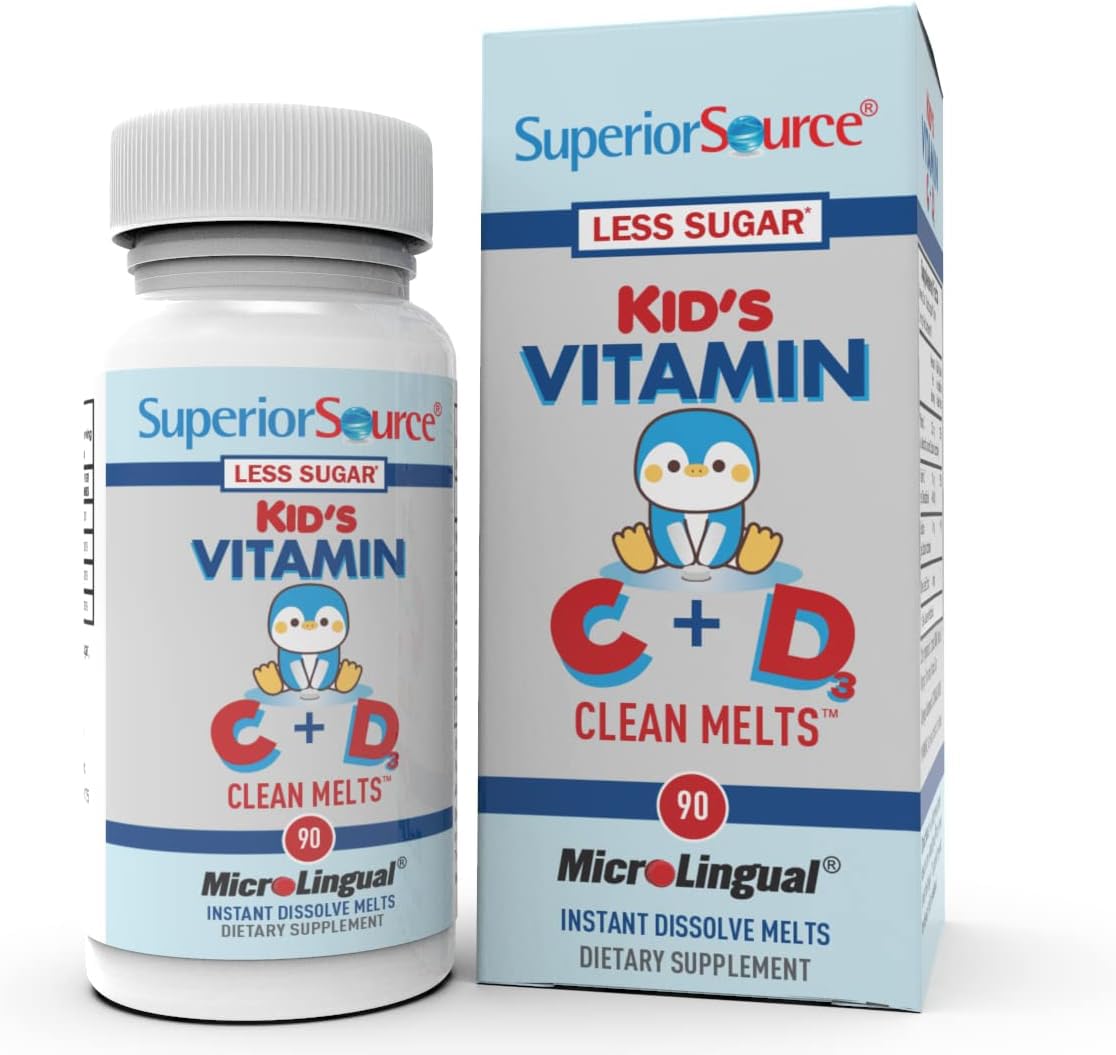 Foto 2 pulgar | Suplemento De Vitamina C Y D3 90 Derrite Para Niños De Superior Source - Venta Internacional.