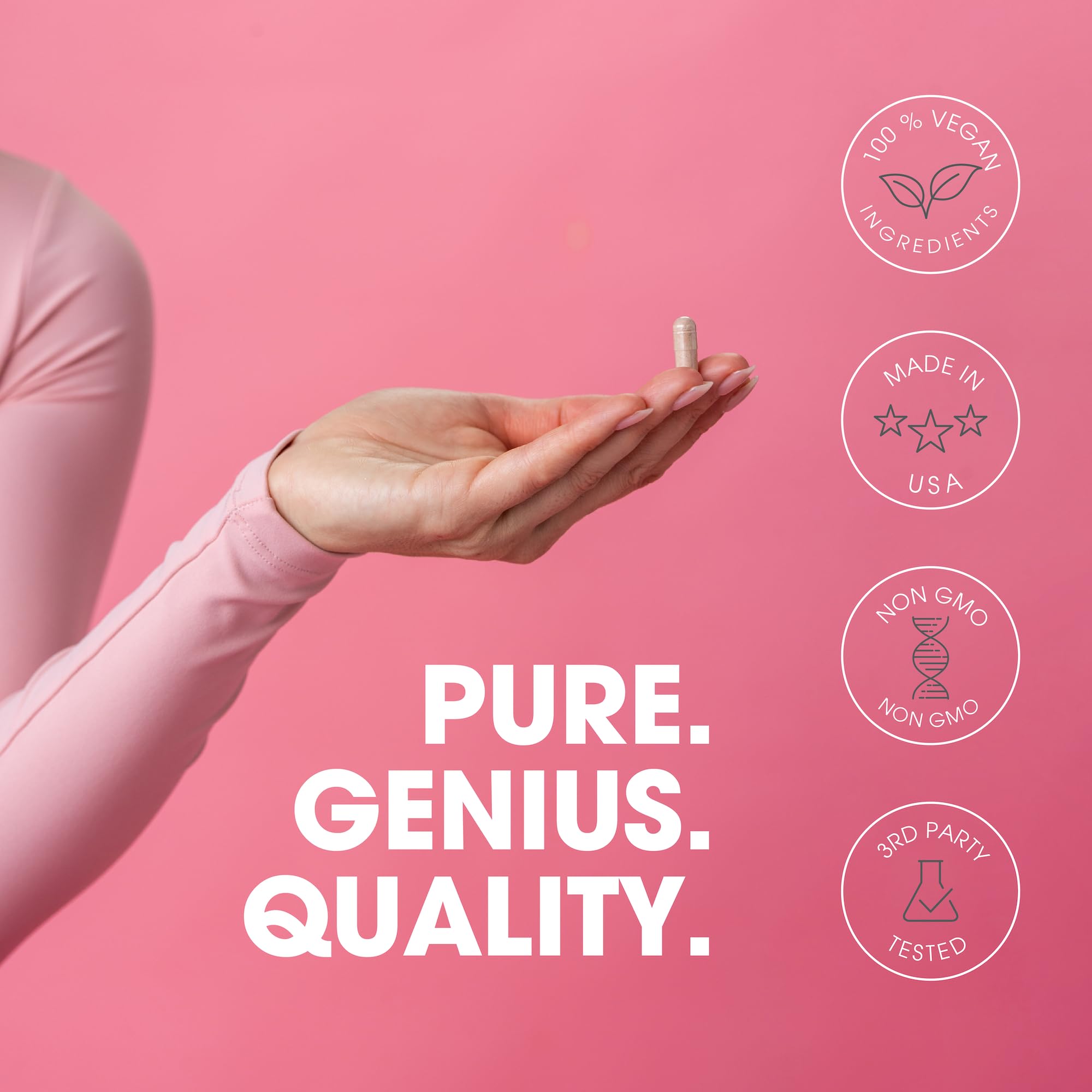 Foto 4 | Complemente El Glucomanano Genius Brand Genius De 1000 Mg - Venta Internacional.