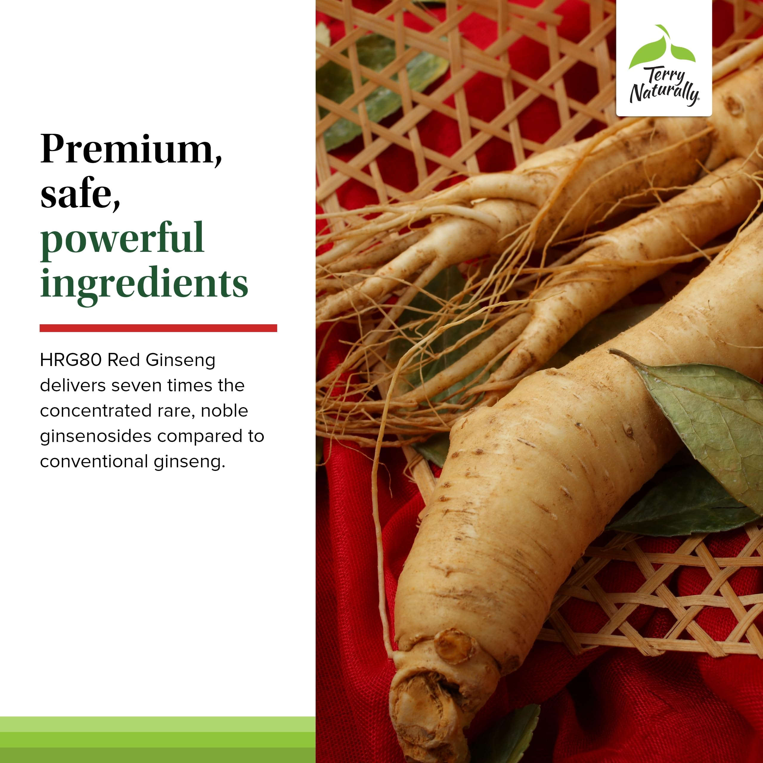 Foto 5 | Suplemento Terry Naturally Hrg80 Red Ginseng Male Power 48 Cápsulas - Venta Internacional.